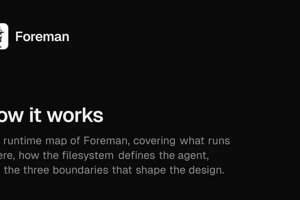 Foreman (4 minute read)