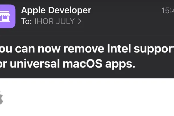 Apple Makes It Easier for Mac Developers to Drop Intel Support (8 minute read)